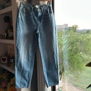 Madewell The slouchy boyjean 100% cotton size 28
